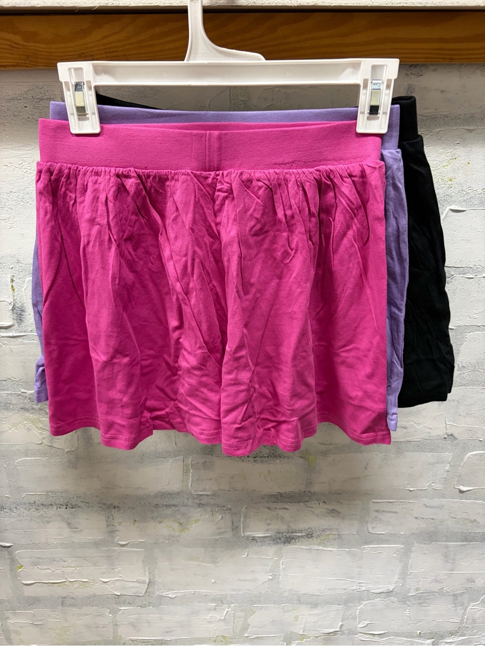 Kids Set of 3 Elastic-Waist Skirts